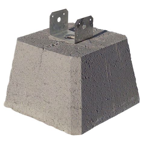 concrete pier block with metal bracket price|adjustable pier blocks home depot.